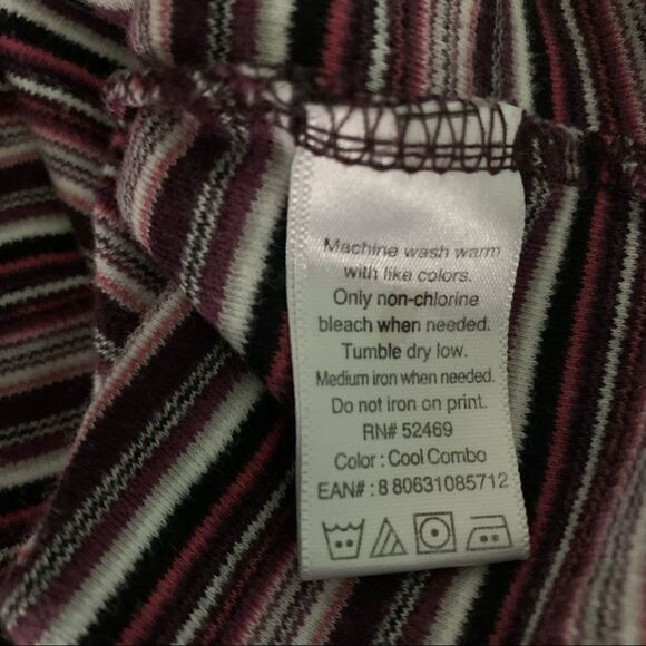 White Stag Tee — Striped Long Sleeve M (8/10) - Picture 3 of 3